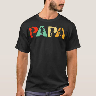 T-shirt Randonneur Papa Rétro Papa Randonnée