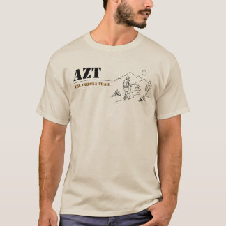 T-shirt Randonneur sur le sentier de l'Arizona dans un des