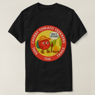 T-shirt Randonneurs Tomate Cerise Parcourez Les Sentiers