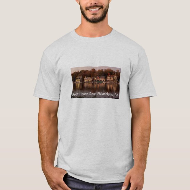 T-shirt Rangée de la péniche de Philadelphie (Devant)