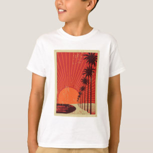 T-shirt Rangée de palmier