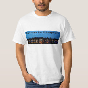 T-shirt Rangée de péniche, PA de Philadelphie