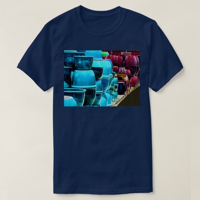 T-shirt Rangées et rangées de poteries du sud-ouest (Design devant)