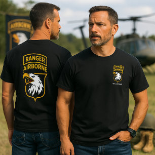 T-shirt Ranger Airborne Screaming Eagles Personnalisé