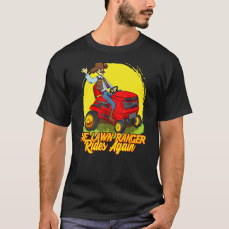 T-shirt Ranger de pelouse roule de nouveau Grass Mower Gar