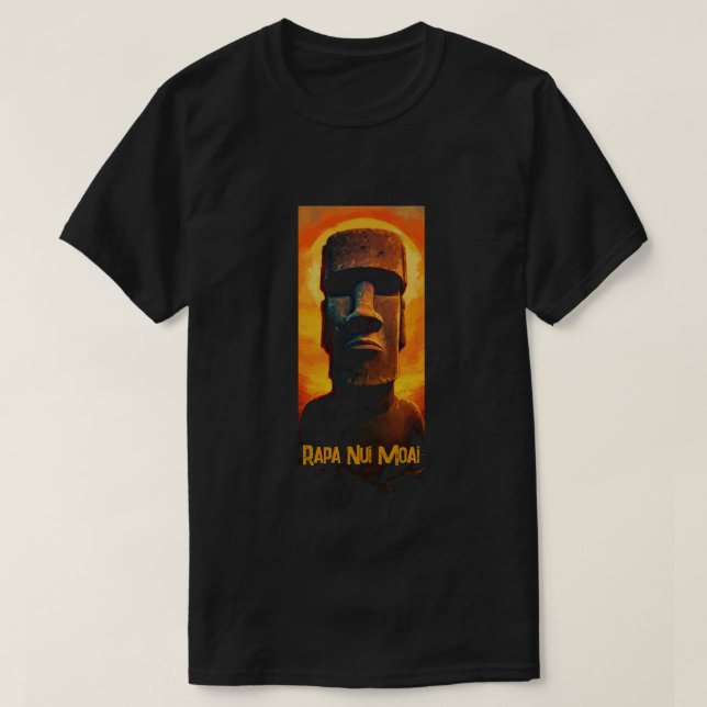 T-shirt Rapa Nui Moai (Design devant)