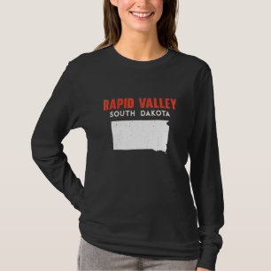 T-shirt Rapid Valley Dakota du Sud États-Unis État Amériqu