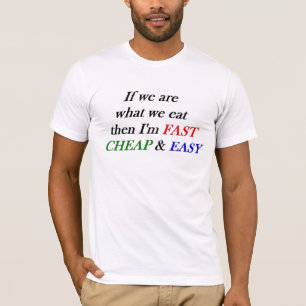 T-shirt Rapide, bon marché, facile