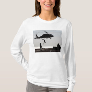 T-shirt Rapide-corde de personnel hors d'un SH-60F