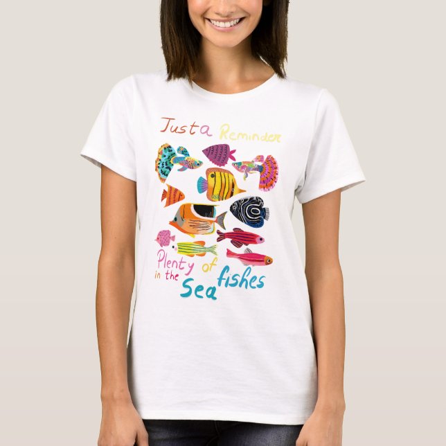 T-shirt Rappel (Beaucoup de poissons) (Devant)