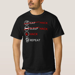 T-shirt Rappel de la répétition de l'épisode de sommeil