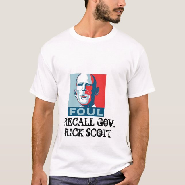 T-SHIRT RAPPEL GOV. RICK SCOTT (Devant)
