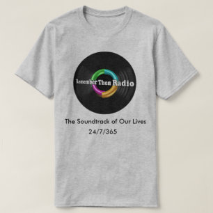 T-shirt Rappelez-vous alors la pièce en t par radio de