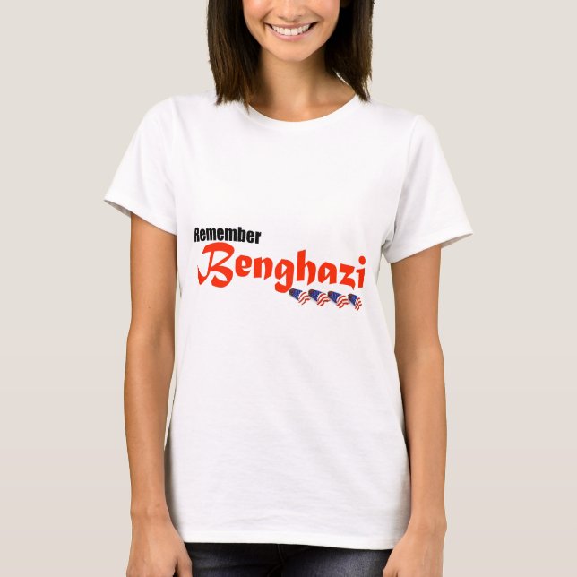 T-shirt Rappelez-vous Benghazi (Devant)