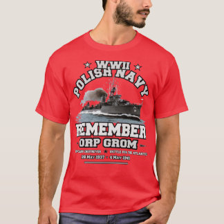 T-shirt RAPPELEZ-VOUS ORP GROM Marine polonaise