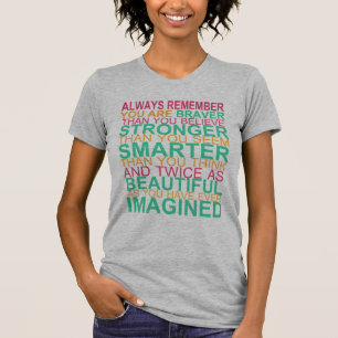 T-shirt Rappelez-vous TOUJOURS… la pièce en t INSPIRÉE
