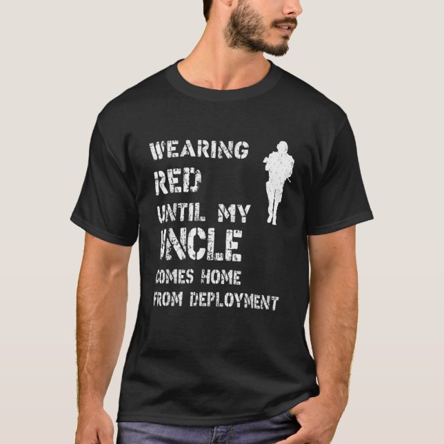 T-shirt Rappelez-Vous Tous Déployés Chemise Rouge Vendredi (Devant)
