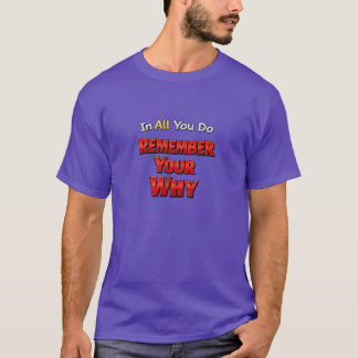 T-shirt Rappelez-vous votre pourquoi