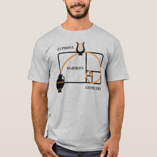 T-shirt Rapport Doré Grèce : Euphonie, Harmonie, Géométrie