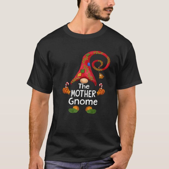 T-shirt Rapprocher la famille drôle La mère Gnome Noël P (Devant)