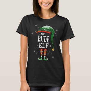 T-shirt Rapprocher la famille drôle Le Noël des elfes Rude
