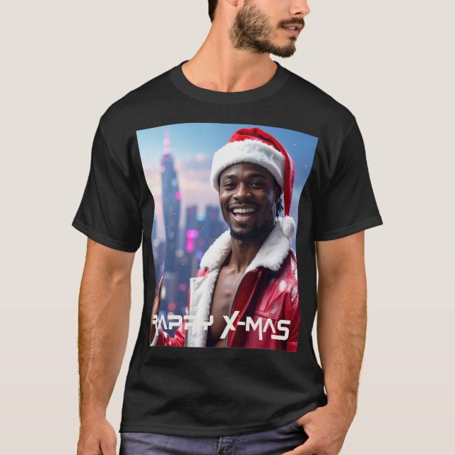 T-shirt RAPPY X-MAS - Paper Plate (Devant)