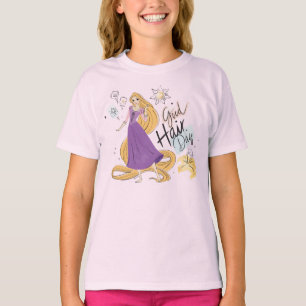 T-shirt Rapunzel en mouvement
