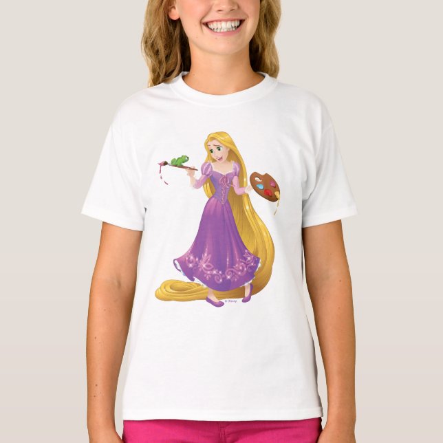 T-shirt Rapunzel | Peinture avec Pascal (Devant)