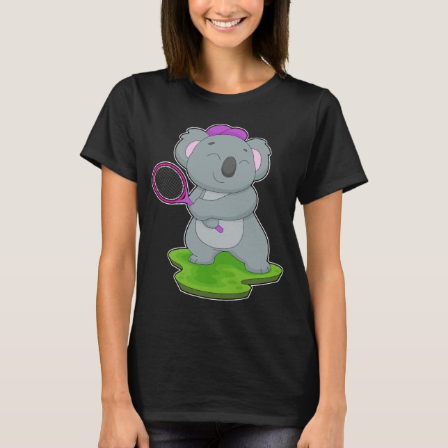 T-shirt Raquette de tennis de Koala (Devant)