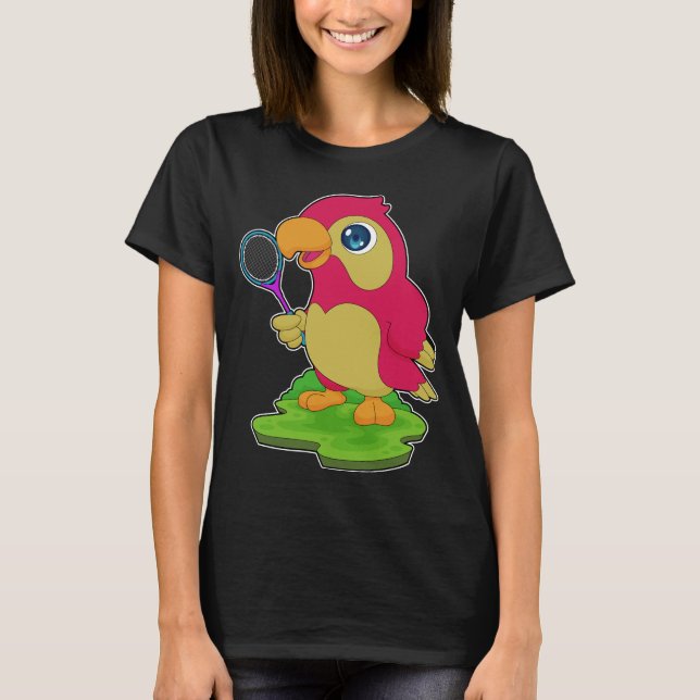 T-shirt Raquette de tennis de Parrot (Devant)