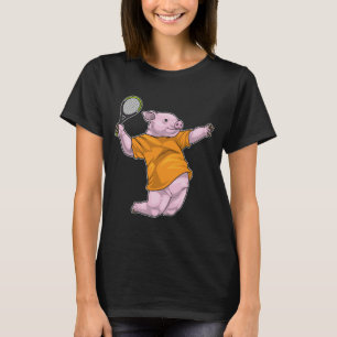 T-shirt Raquette de tennis de porc