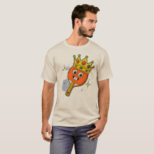T-Shirt Raquette de Tennis de Table Dessin Animé R