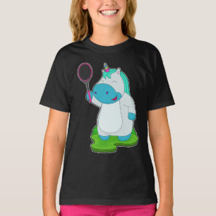 T-shirt Raquette de tennis de Unicorn
