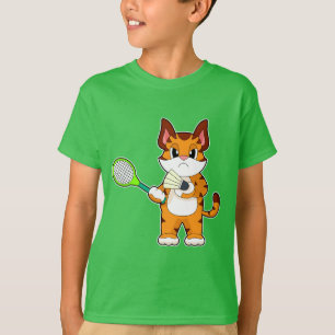 T-shirt Raquette de Tiger Badminton Badminton