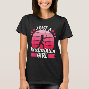 T-shirt Raquette Volant de badminton - Raquette Juste Un B