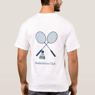 T-shirt Raquettes de badminton Shuttlecock Birdie Personna