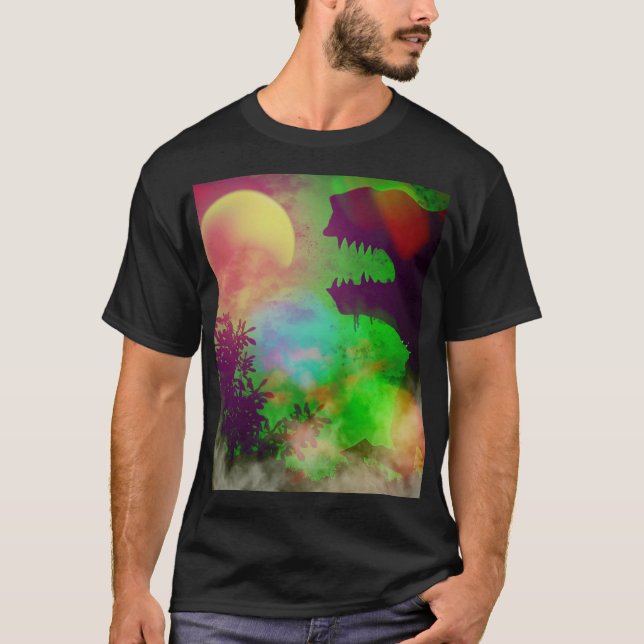 T-shirt Rar T-Rex Jungle (Devant)