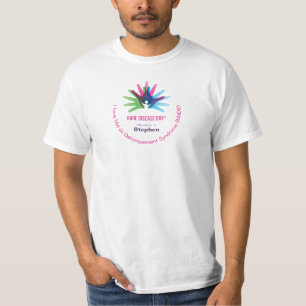 T-shirt rare de valeur de jour de la maladie