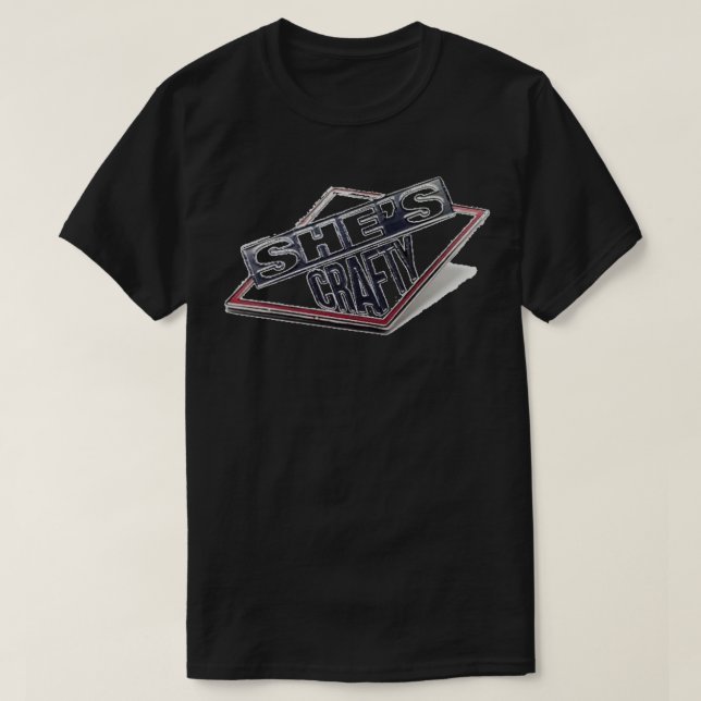 T-shirt RARE Shirt Crafty Distressed Retro Look (Design devant)