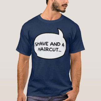 T-shirt Rasage et coupe-cheveux Deux bits double face