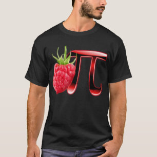 T-shirt Rasbperry et symbole de pi