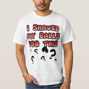 T-shirt Rasé pour ceci