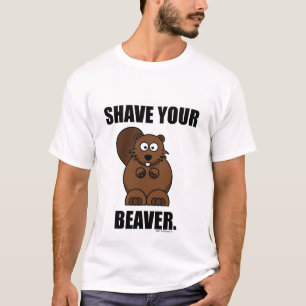T-SHIRT RASEZ VOTRE PIÈCE EN T DE CASTOR