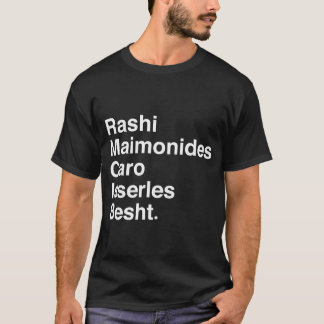 T-shirt Rashi, Maimonides...