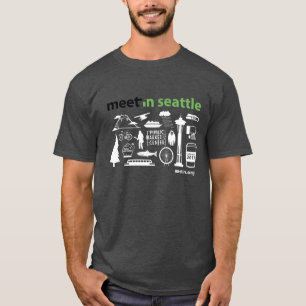 T-shirt Rassemblement-dans Seattle 2017 icônes, arrière 