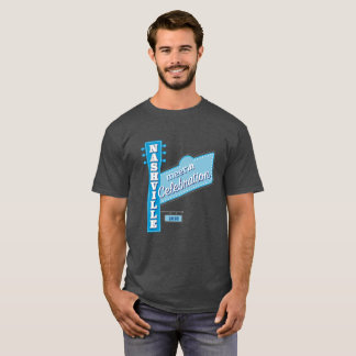T-shirt Rassemblement-dans T foncé des hommes de Nashville