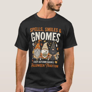 T-shirt Rassemblement de Gnome Confortable d'Halloween