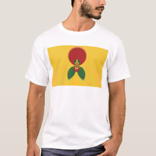 T-shirt Rasta Colours Art Abstrait Imprimer
