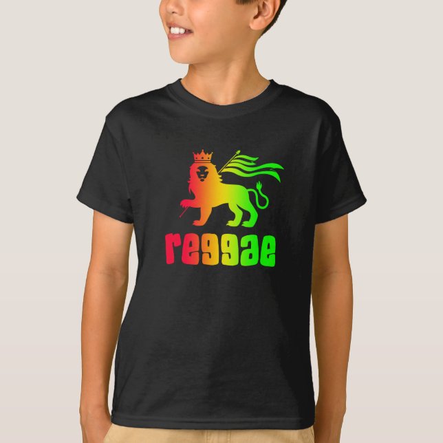 T-shirt Rasta Lion Reggae (Devant)