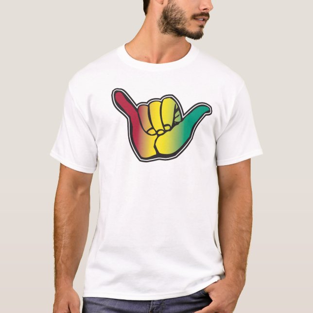 T-shirt Rasta Shaka (Devant)